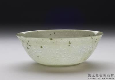 图片[2]-Jade round bowl with carving throughout, Ottoman Empire-China Archive